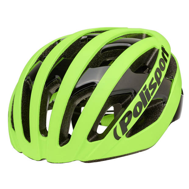 Polisport Light pro fietshelm l 58-62cm fluo geel/zwart