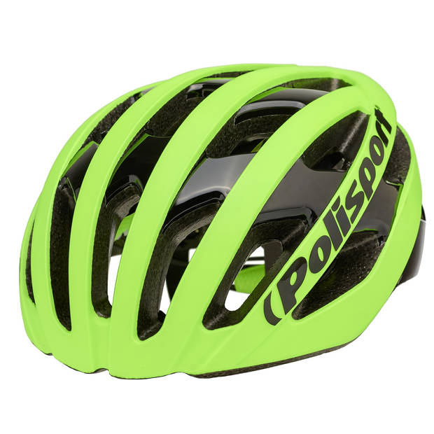 Polisport Light pro fietshelm m 52-58cm fluo geel/zwart