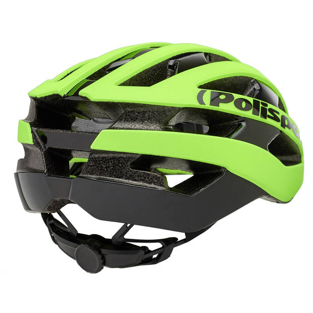 Polisport Light pro fietshelm m 52-58cm fluo geel/zwart