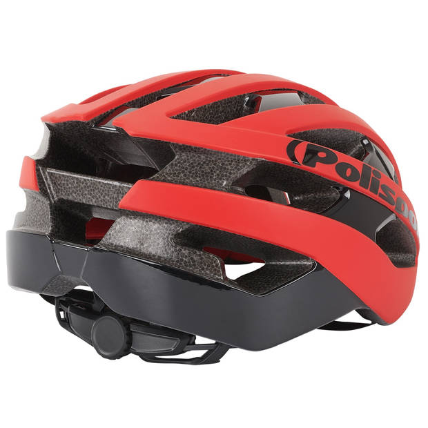 Polisport Light pro fietshelm m 52-58cm mat rood/zwart