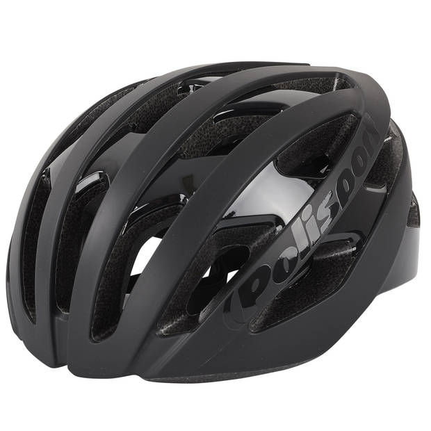 Polisport Light pro fietshelm m 52-58cm mat zwart/zwart