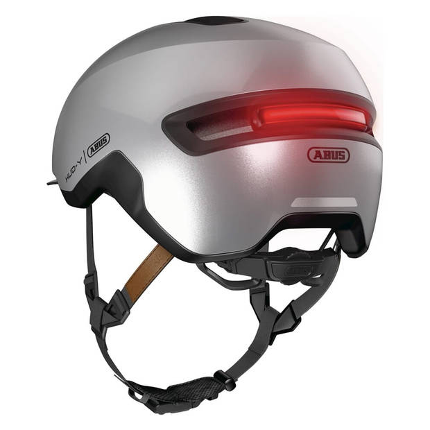 Abus Helm Hud-Y gleam Zilver L 57-61cm