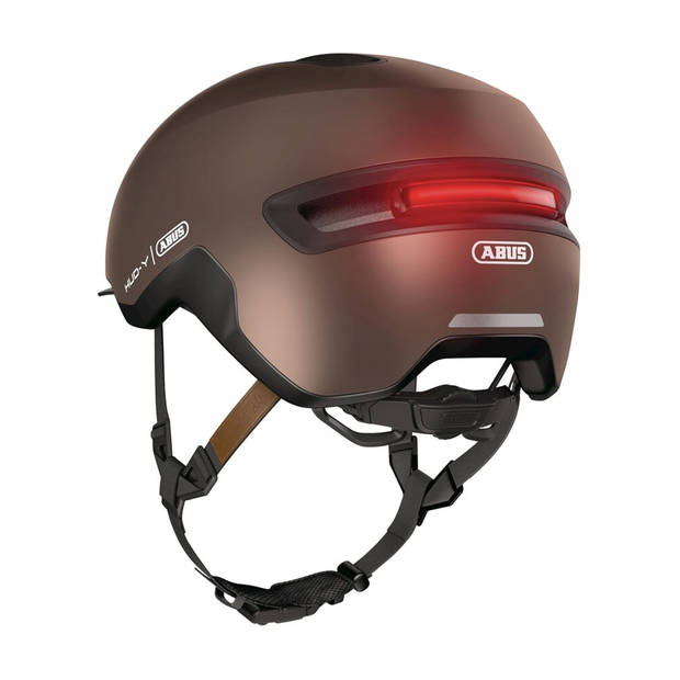 Abus Helm Hud-Y metallic copper M 54-58cm