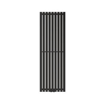 Badkamer radiator Stella 480x1400 mm zwart mat LuxeBath