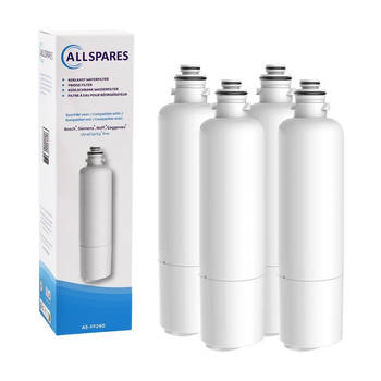 AllSpares Waterfilter (4x) voor Koelkast UltraClarityPro geschikt voor Bosch Siemens Neff 11032518 / KSZ50UCP