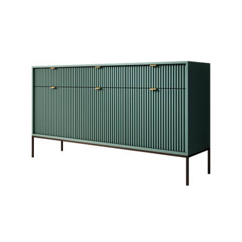 Meubella Dressoir Navil - Groen - 154 cm