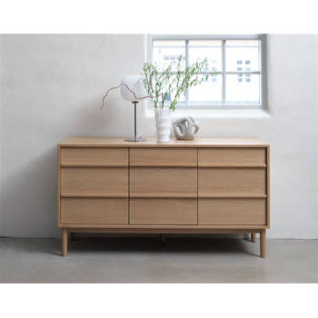 Giga Living - Dressoir Ponza Dressoir Naturel Eiken 140cm