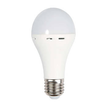V-TAC VT-509 E27 LED Lampen - GLS - Noodverlichting - IP20 - Wit - 9W - 720 Lumen - 4000K