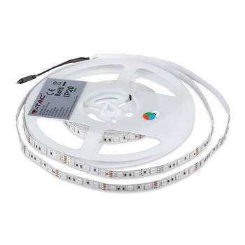 V-TAC VT-5050 60 IP20-RGB Set LED Striplight Kits - EU - Stekker - IP20 - RGB - 5m Rol