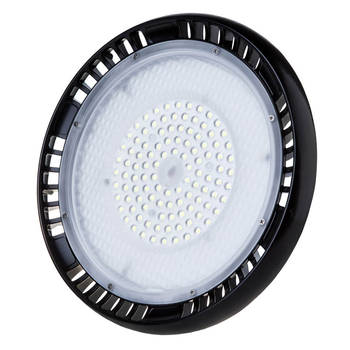 V-TAC VT-9107 Zwarte LED Highbays - UFO serie - MW - 90° - IP65 - 100W - 13000 Lumen - 6400K - 5 Jaar - Modelnr: -