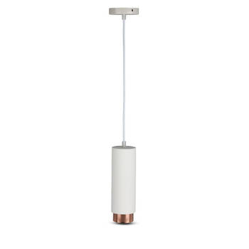 V-TAC VT-54ST-N LED Spots - Hangende Fittingen - GU10 - IP20 - Wit+Mat Rose Goud - 5 Jaar