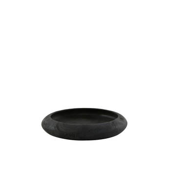 Light&living Schaal Ø40x7 cm OSIDA hout mat zwart