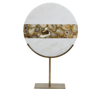 Light&living Ornament op voet 35x12x50 cm GOUYA marmer+antiek brons