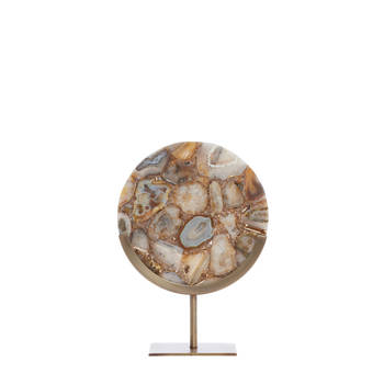 Light & Living - Ornament GOUYA - 25x10x35cm - Geel