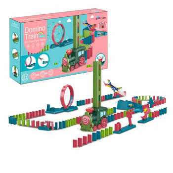 Allerion Domino Set Trein - Domino Stenen Spel voor Kinderen - 120