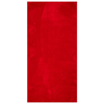 vidaXL Vloerkleed HUARTE laagpolig zacht wasbaar 100x200 cm rood