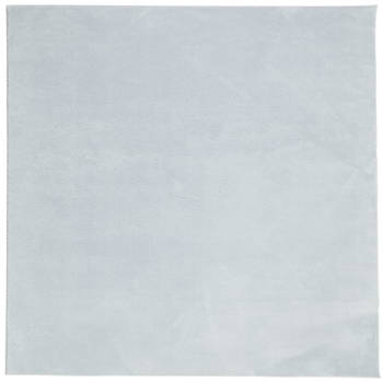 vidaXL Vloerkleed HUARTE laagpolig zacht wasbaar 120x120 cm blauw