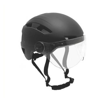 Falkx Helm vizier matzwart maat 61-63 cm (XL)