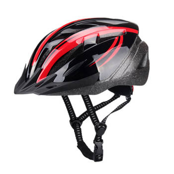 Falkx Helm unisex rood/zwart maat 58-61 cm (L)