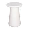 Giga Meubel - Bijzettafel Rond Beige - 35cm - Betonlook - Tafel Romy