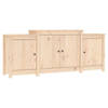 vidaXL Dressoir 164x37x68 cm massief grenenhout