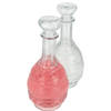 Enrich your Whiskey Enjoyment with Stylish Crystal Decanters - Set of 2 - Dimensions 9 cm Wide, 27 cm Long, 1 Liter