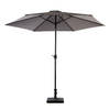 MaxxGarden Parasol - Tuin en Balkon - Opdraaisysteem - 300 cm (antraciet)