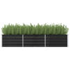 vidaXL Plantenbak verhoogd 240x80x45 cm gegalvaniseerd staal antraciet