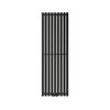 Badkamer radiator Stella 480x1400 mm zwart mat LuxeBath