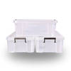 Praktische Transparante Opbergbox - 28x31x42 cm - 15 Liter - Stapelbaar voor Speelgoed, Kleding & Gereedschap Set Van