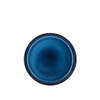 Bitz® 821258 - 6 stuks Aardewerk Ontbijtborden 21 cm Blauw/Zwart