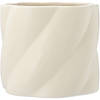 Blokker bloempot Swirl 16x16x14cm - creme