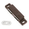 AMIG magneetsnapper/deurmagneet - 2 stuks - bruin - 7.6 x 1.8 x 1.4 cm - 6 kg - Magneet snappers