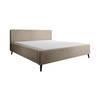 Meubella Tweepersoonsbed Jackson - Beige - Velvet - 180x200 cm