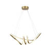 V-TAC VT-7798-C Gouden Designer Hanglampen - Champagne - IP20 - 24W - 3240 Lumen - 3000K