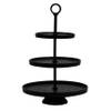 Light&living Etagere 3 laags Ø32x48 cm LUTEK zwart