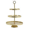 Light&living Etagere 3 laags Ø32x48 cm LUTEK goud