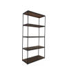 Light&living Kast open 97x42x202 cm CHISA hout bruin-zwart