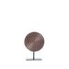 Light&living Ornament op voet 25x10x35 cm PILAR antiek koper+zwart