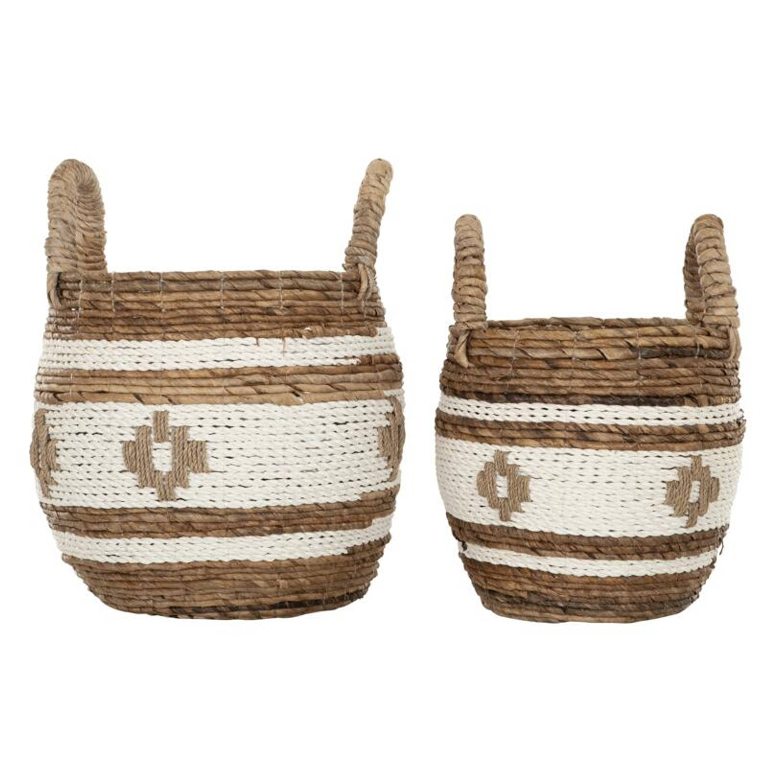 MUST Living Basket Cuzco, set of 2,37xØ28 cm / 41xØ36 cm