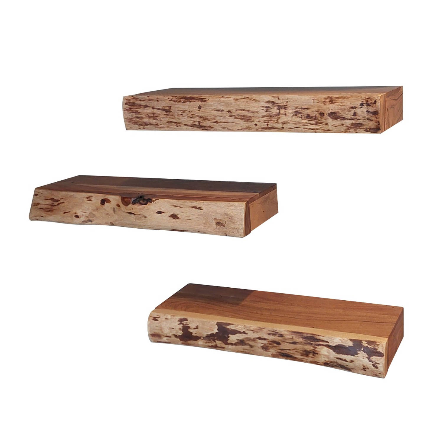 AnLi Style Wandschap met lade set/3 tree storage