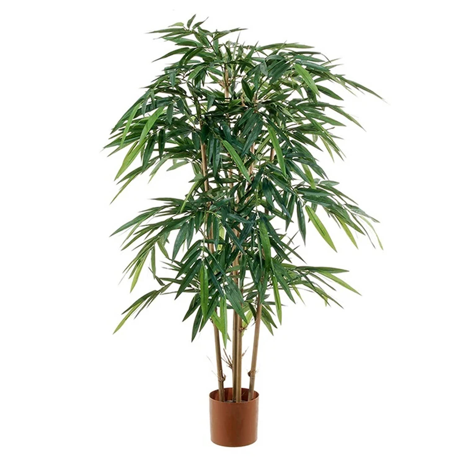 Louis Maes Bamboe kunstplant - 150cm - kunststof - tropische boom