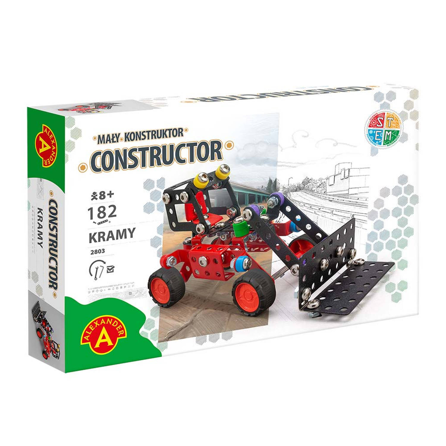 Alexander Toys Constructor - Kramy - 193pcs