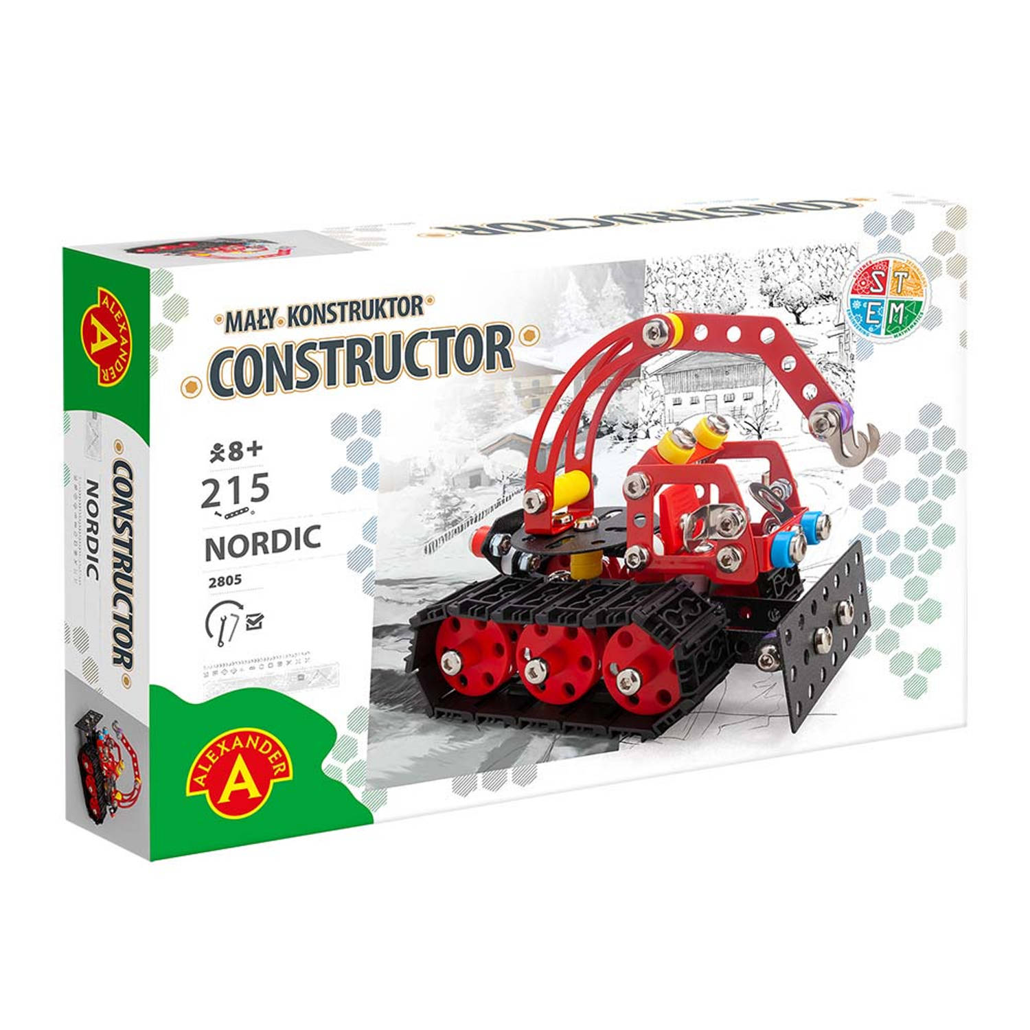 Alexander Toys Constructor - Nordic - 215pcs