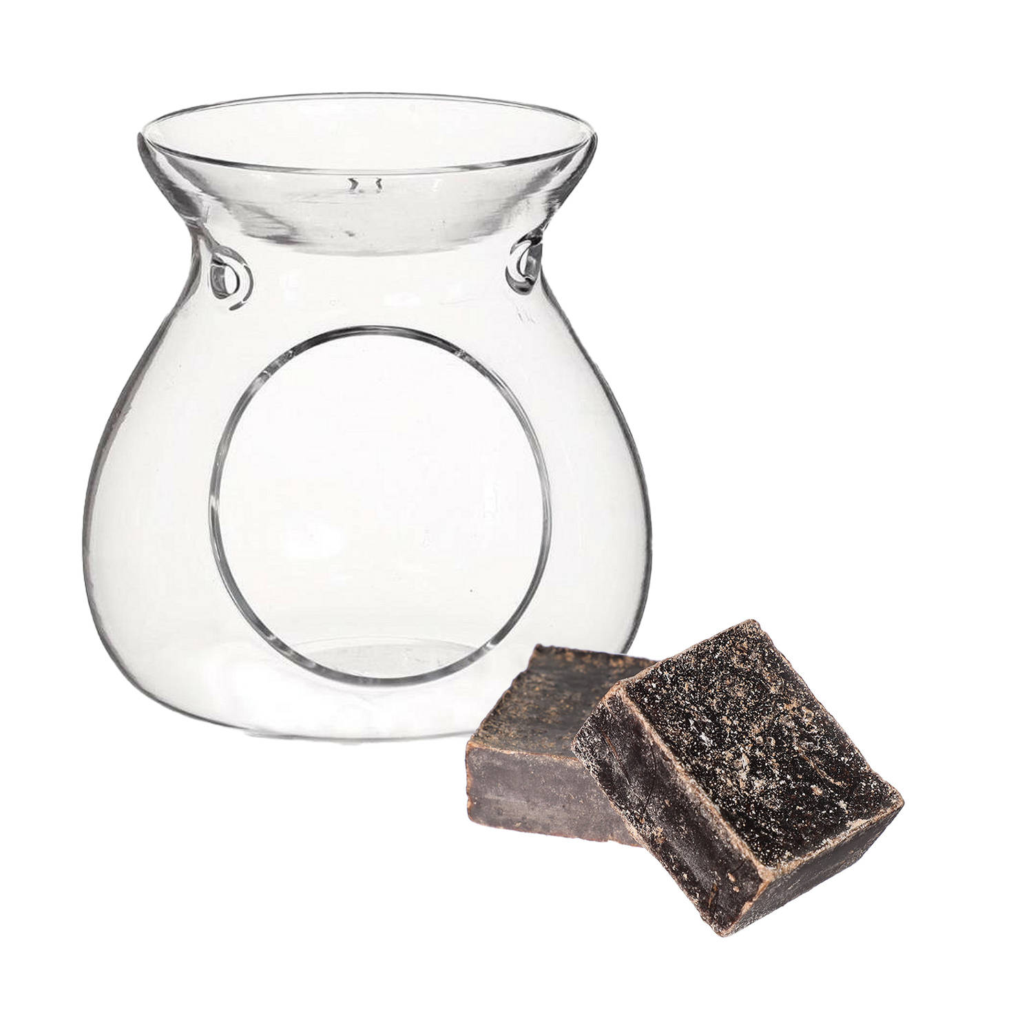 Ideas4seasons Amberblokjes-geurblokjes cadeauset ylang ylang geur inclusief geurbrander Geurbranders