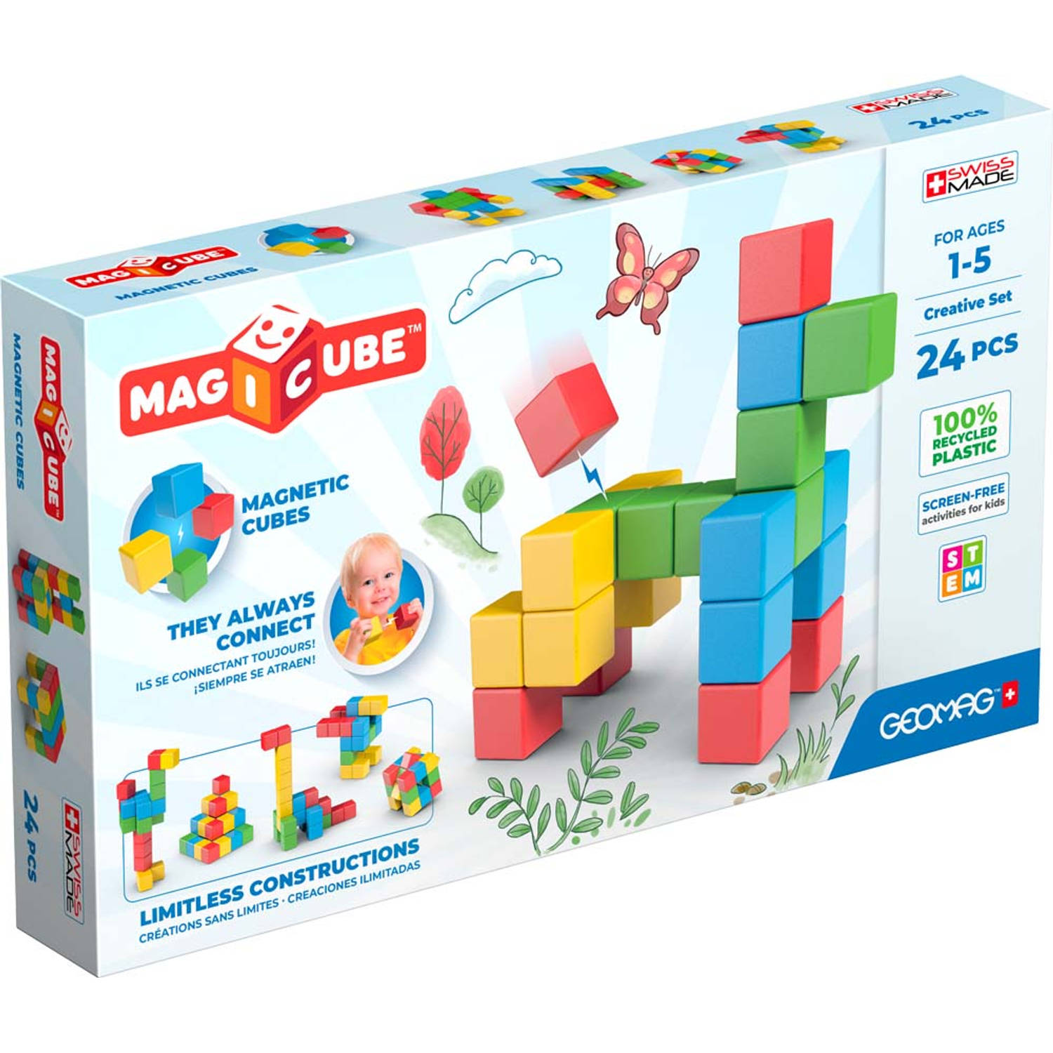 Geomag - MagiCube Creative Set (24 pcs)