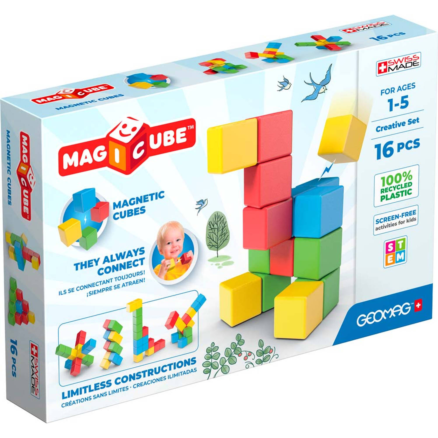 Geomag - MagiCube Creative Set (16 pcs)