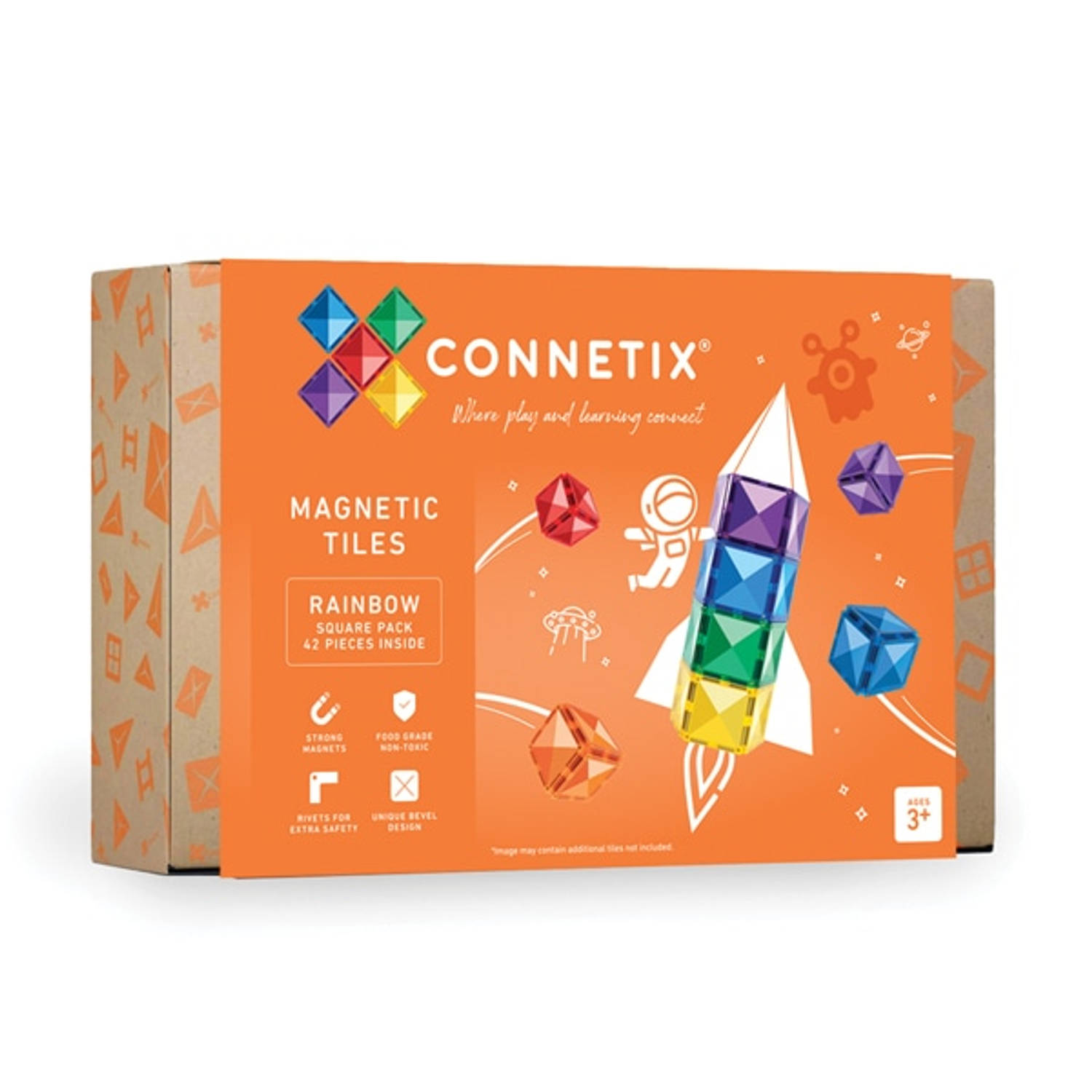 Connetix Vierkant Pakket - 42 delig
