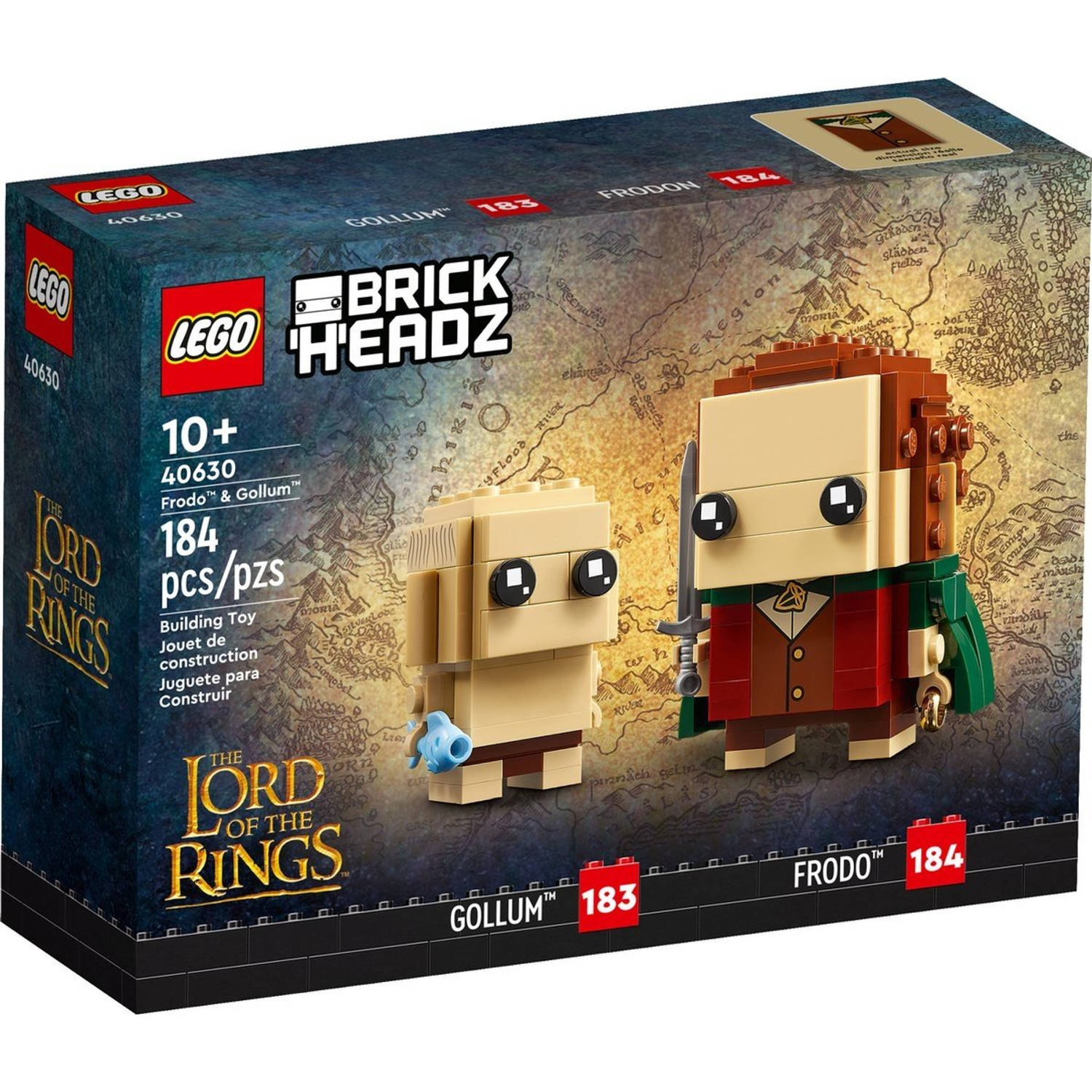 LEGO Lord of the Rings Brickheadz 40630 - Frodo & Gollum