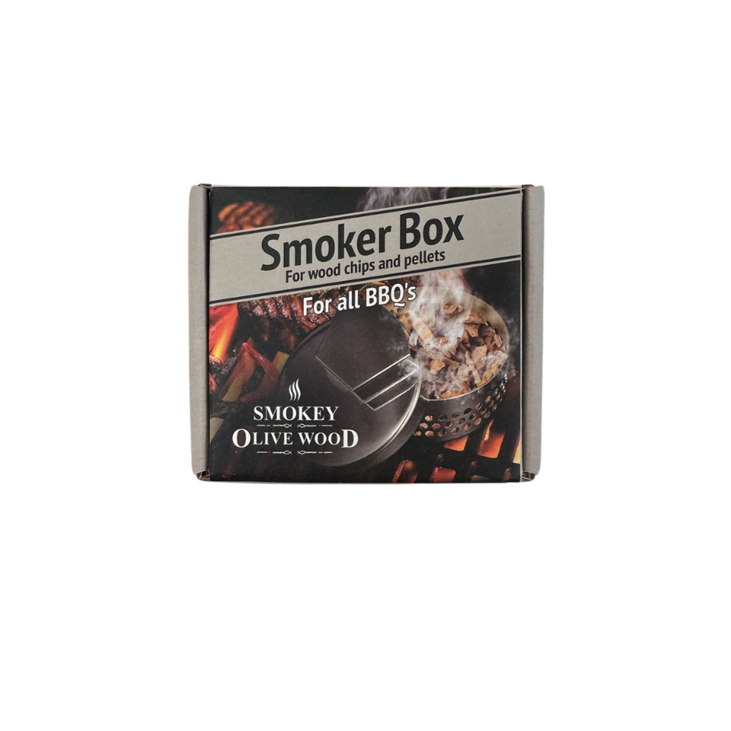 Smoker box - Perfect om jouw rookhout in te doen - Compact formaat - BBQ smoker box - BBQ smoke box - Original